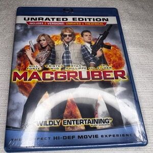 MacGruber Blu-ray Unrated Edition - Red & Orange Artwork